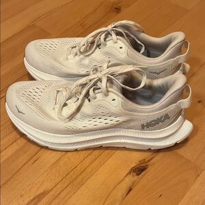 Hoka Women's White Kawana Athletic Shoes